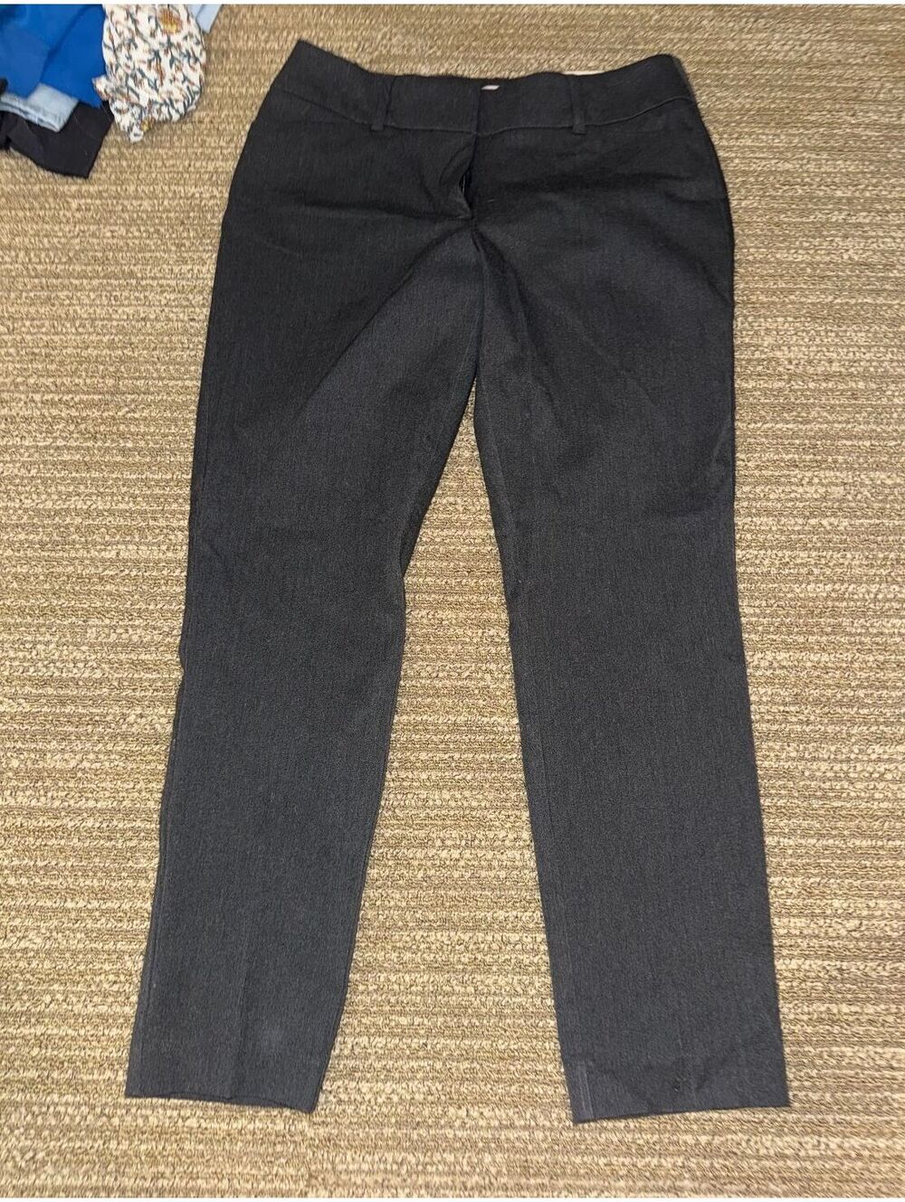 LOFT Women's Curvy Skinny Ankle Gray Dress Pants Size 8 NWT